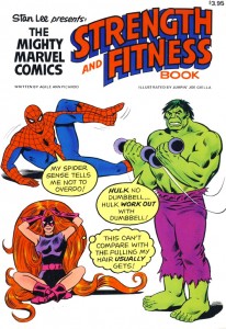 Stan Lee Presents The Mighty Marvel Comics Strength And Fitness Book Cover
