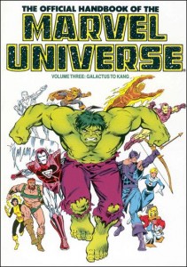 0801 Official Handbook of the Marvel Universe Vol 3