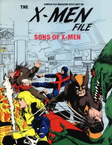 0848 Comics File Magazine Spotlight on the X-Men Sons of the X-Men